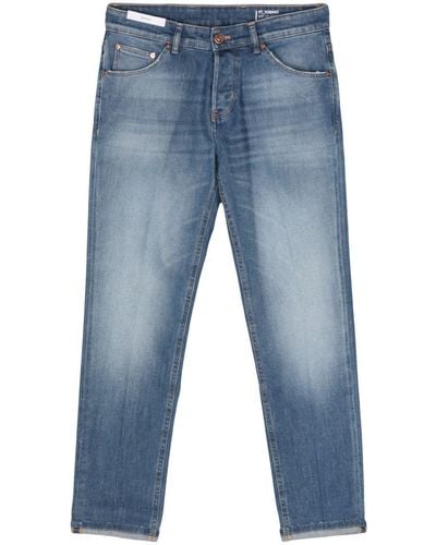 PT Torino Klassische Tapered-Jeans - Blau