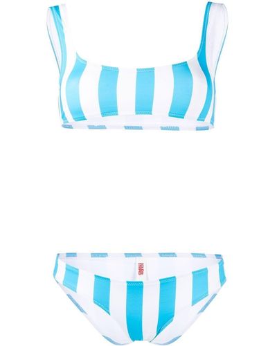 Solid & Striped Gestreepte Bikini - Blauw