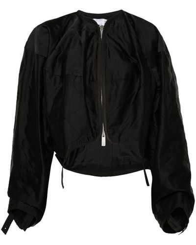 Sacai Quilted bomber jacket - Schwarz