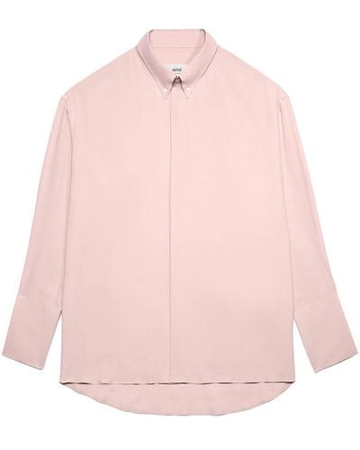 Ami Paris Oversized Shirt - Roze