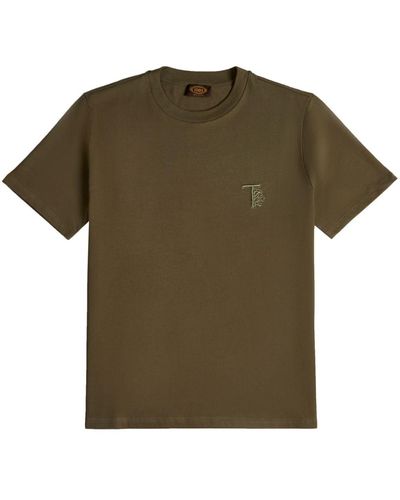Tod's Leo Cotton T-shirt - Green