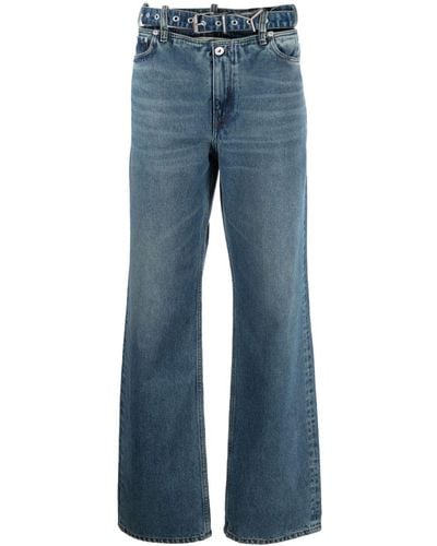 Y. Project Evergreen Y Belt Jeans - Blau