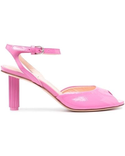 Agl Attilio Giusti Leombruni Dorica 65mm Leather Sandals - Pink