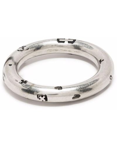 Werkstatt:münchen Ring Met Stempel - Metallic