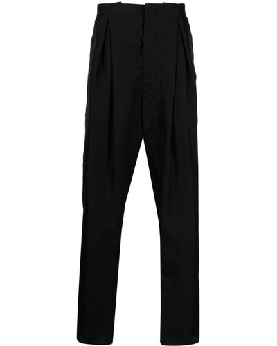 SAPIO Pelares Straight-leg Trousers - Black
