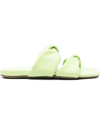 THEMOIRÈ Twist-detail Sandals - Green