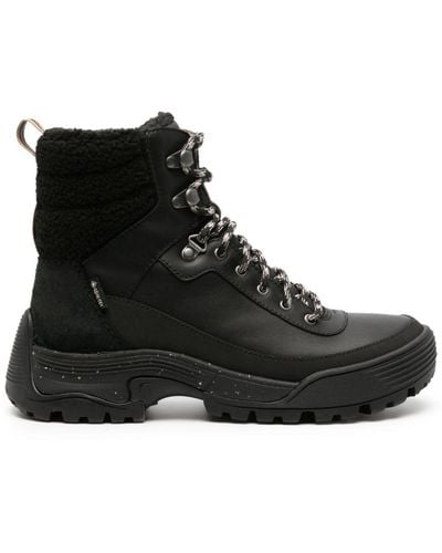 Clarks Atlhiketop Gtx Leather Ankle Boots - Black