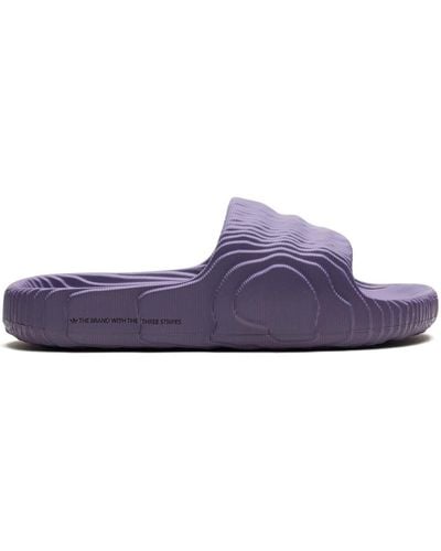 adidas Adilette 22 Textured Slides - Purple