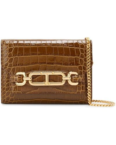 Tom Ford Whitney Leather Mini Bag - Brown