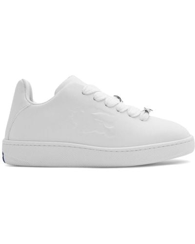 Burberry Leder Sneaker Storage Box - Weiß