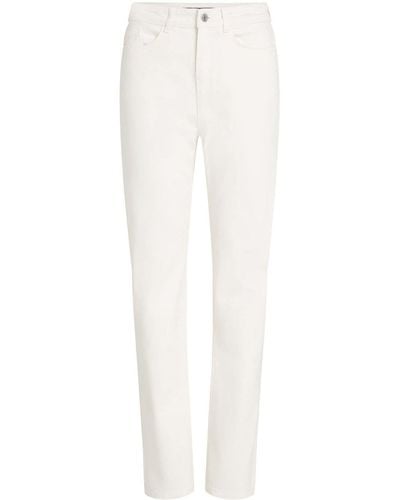 Karl Lagerfeld Jeans mit hohem Bund - Weiß