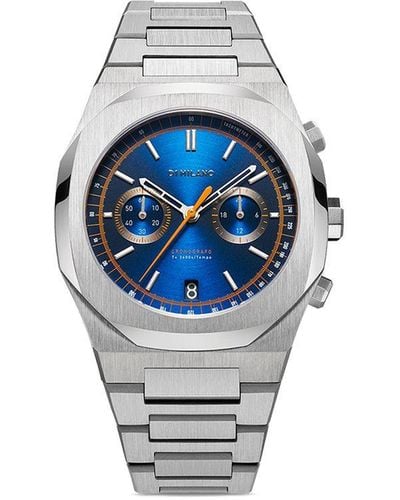 D1 Milano Royal Blue Chronograph Horloge - Blauw