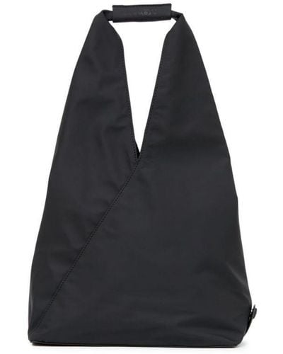MM6 by Maison Martin Margiela Japanese Foldable Tote Bag - Black