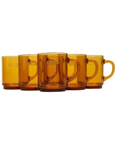 Supreme Set di 6 tazze Amber x Duralex - Arancione