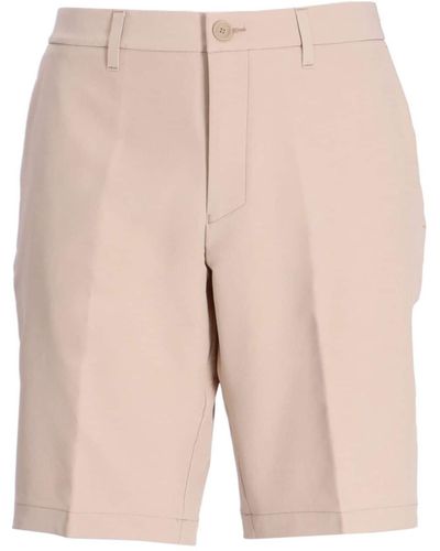 BOSS Slim-fit Tailored Shorts - Natural