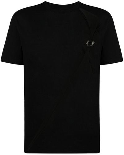 HELIOT EMIL T-shirt Morphed Carabiner en coton - Noir