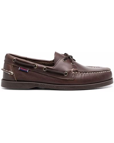 Sebago Schooner Boat Shoes - Brown