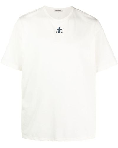 Premiata Camiseta 3D Flag - Blanco