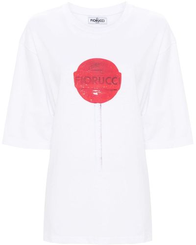 Fiorucci ロゴ Tシャツ - ホワイト