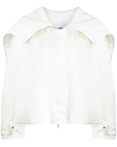 JNBY A-line Cropped Puffer Jacket - White