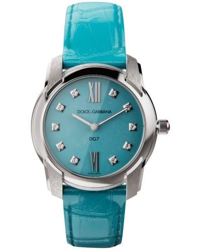 Dolce & Gabbana 'DG7' Armbanduhr, 34mm - Blau