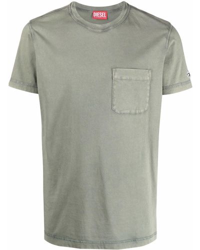 DIESEL T-shirt Met Borstzak - Meerkleurig
