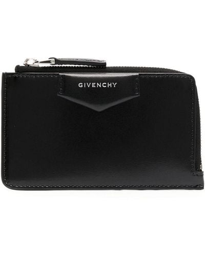 Givenchy アンティゴナ ファスナー財布 - ブラック