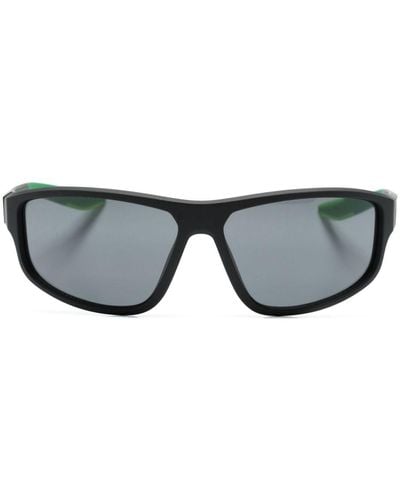Nike Brazel Fuel Rectangle-frame Sunglasses - Grey