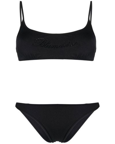 Blumarine Logo-embellished Bikini - Black