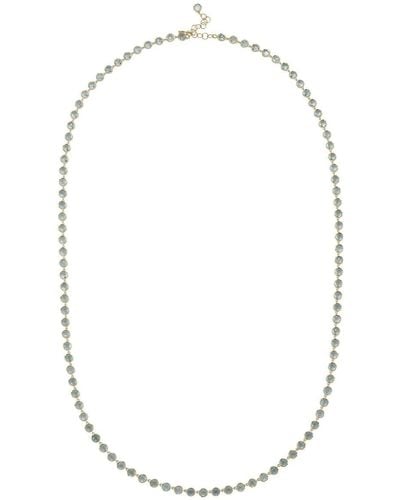 Irene Neuwirth 18kt Yellow Gold Classic Aquamarine Necklace - White