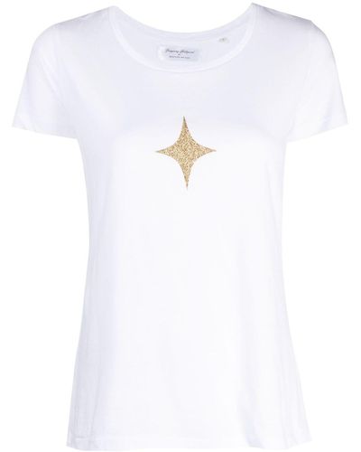 Madison Maison Star-print Cotton-jersey T-shirt - White