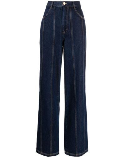 Acler Valleybrook Wide-leg Jeans - Blue