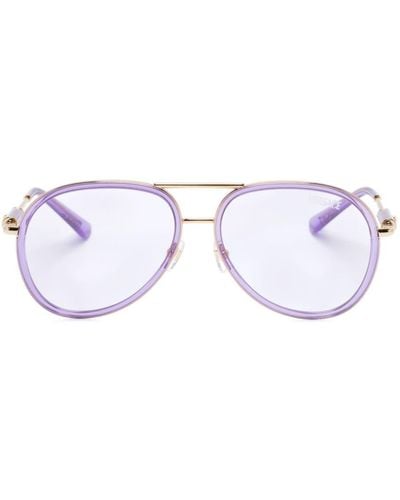 Versace Getönte Pilotenbrille - Lila