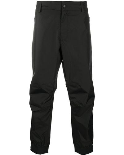 Moncler Pantalones rectos de tejido técnico - Negro