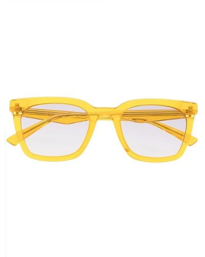 Gentle Monster Momati Yc2 Square-frame Sunglasses - Yellow