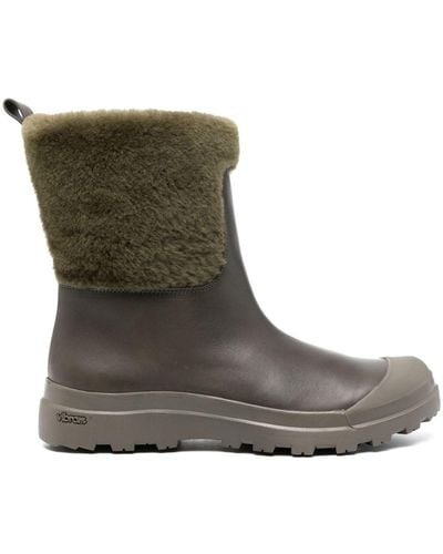 Officine Creative Pallet Shearling Boots - Brown