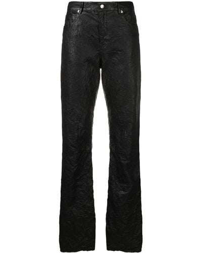 Zadig & Voltaire Pantalones Evy con efecto arrugado - Negro