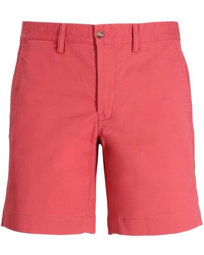 Polo Ralph Lauren Gerade Chino-Shorts - Rot