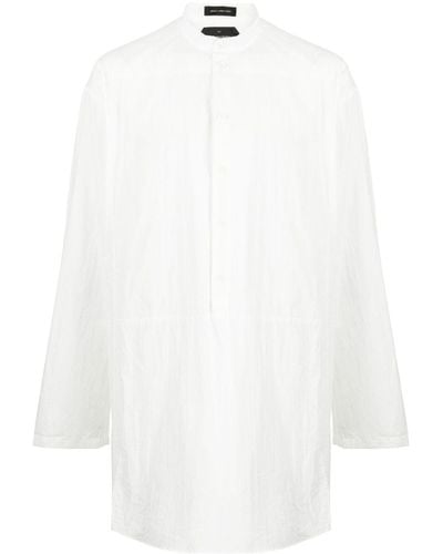 Nicolas Andreas Taralis Long-sleeve Cotton Shirt - White