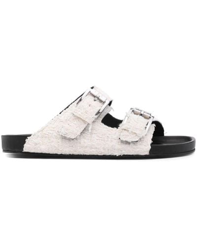 IRO Billie Flat Sandals - White