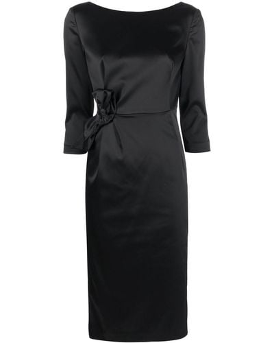 P.A.R.O.S.H. Bow-detail Dress - Black