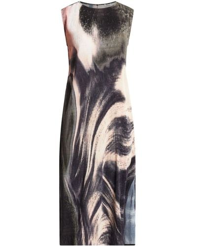 Jonathan Simkhai Evana Watercolour-effect Midi Dress - Black