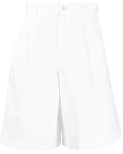 Comme des Garçons Bermudas por la rodilla - Blanco