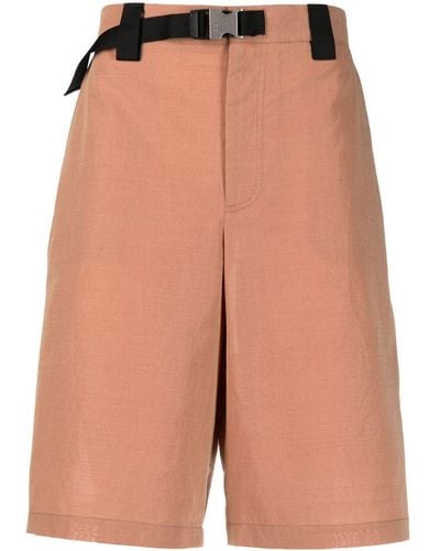Jacquemus 'le Short Meio' Belted Shorts - Brown