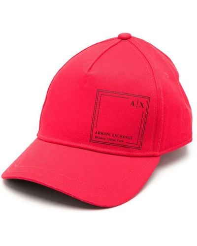 Armani Exchange Logo-print Baseball Cap - Pink