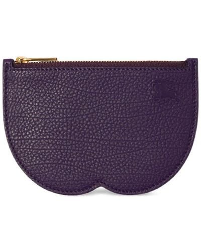 Burberry Small Chess Wallet - Purple