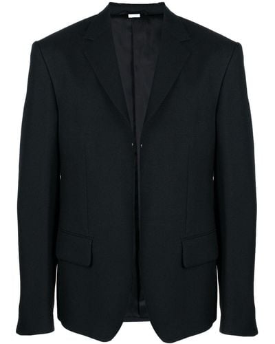 Random Identities Buttonless Long-sleeved Blazer - Black