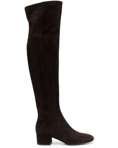 Gianvito Rossi Rolling Mid Knee-high Boots - Black