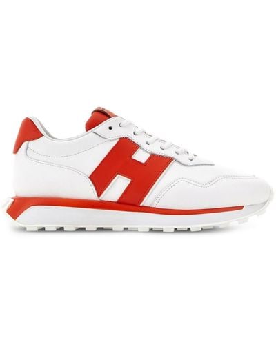 Hogan H601 Leren Sneakers - Rood