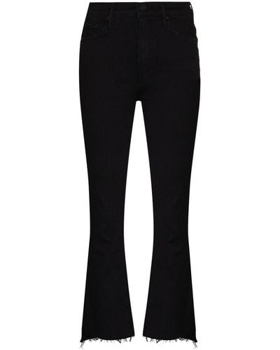 Mother Jeans crop The Insider Step Fray - Nero
